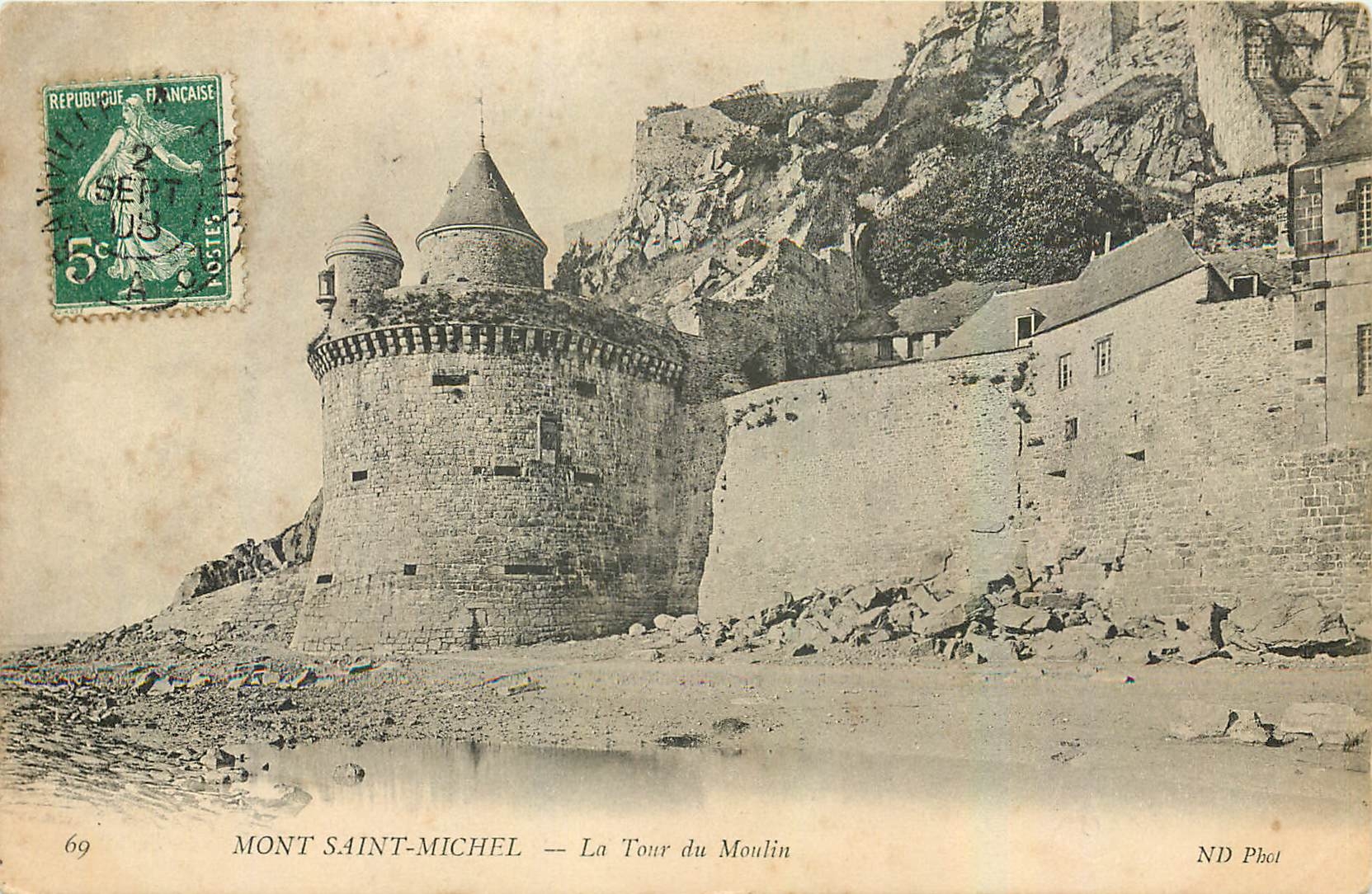 Mont Saint-Michel — La Tour du Moulin — ND Phot