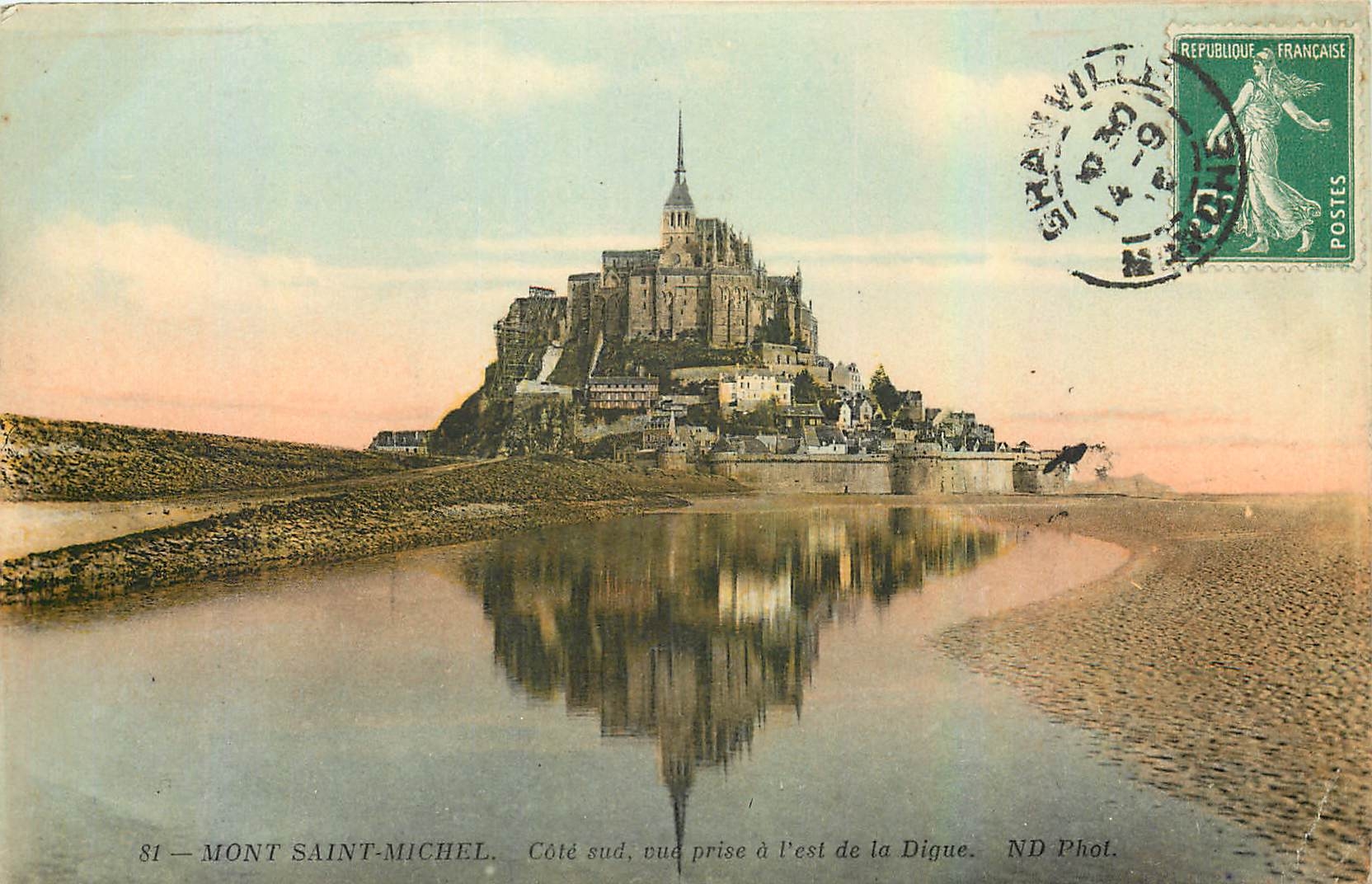 CPA Mont Saint Michel Cote de l'Est de la Digne 