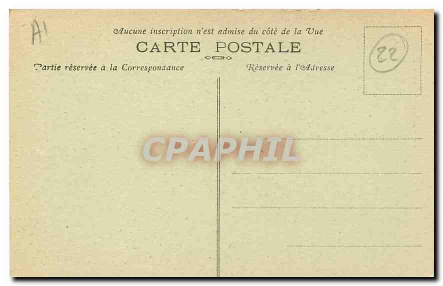 CPA Manoir de la Roche Jagu sur le Trieux entre Pontrieux et Paimpol  — Rückseite