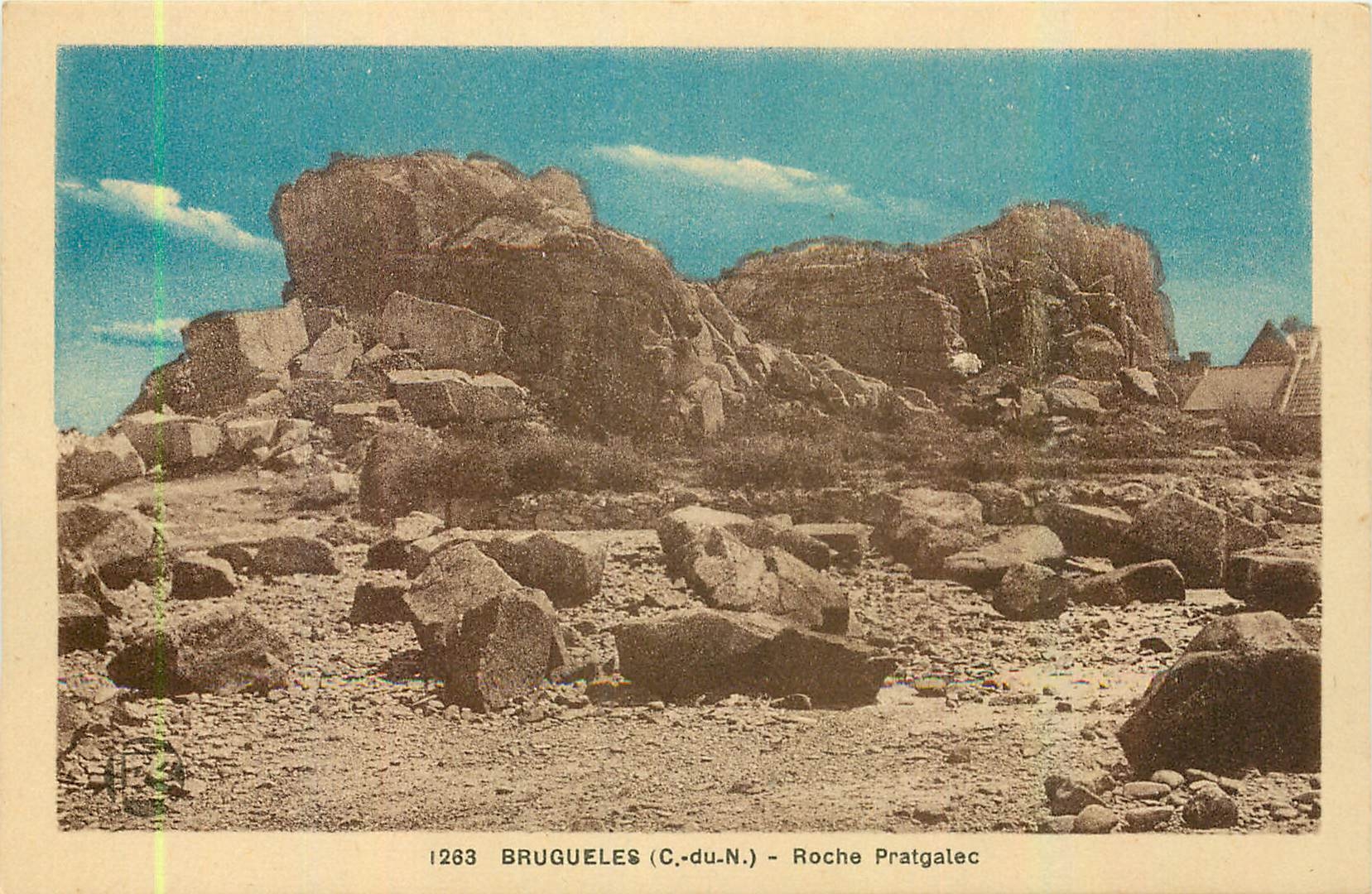 CPA Bragueles C du N Roche Pratagalec 
