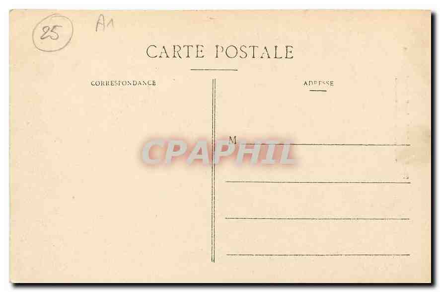 Besançon - Le Clocher de St Jean et le Chemin de la Citadelle — éditeur CPAPHIL, n° 58 — Reverso