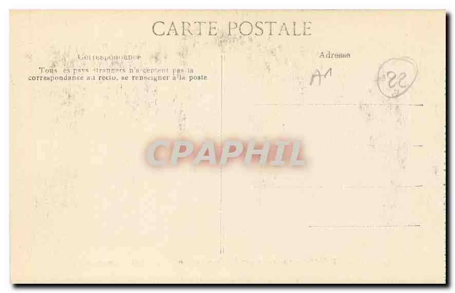 CPA Dinan Vue sur le quartier Saint Sauveur  — Rückseite