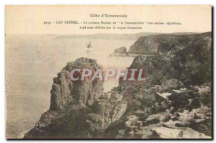 Cap Fréhel — Côte d'Émeraude — éditeur Laurent-Nel Lichius, n° 3059