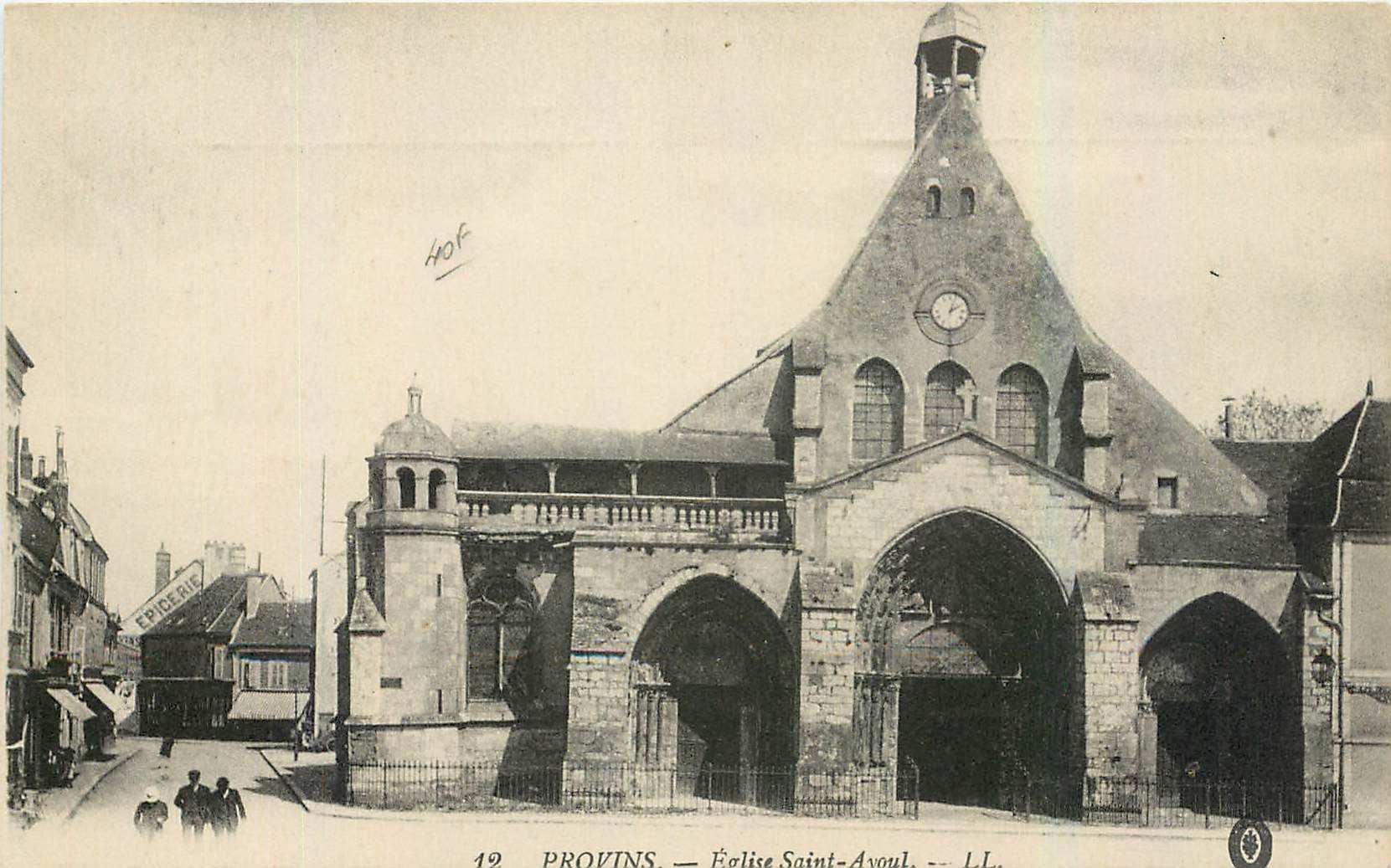 CPA Provins Eglise Saint Asoul 