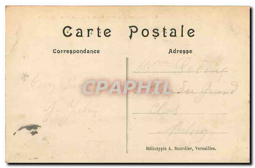 CPA Versailles Alie du Senat et Bassin de la Pyramide  — Rückseite