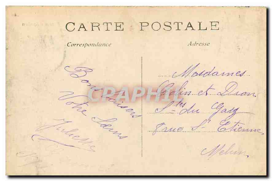 CPA Parc de Versailles Bassin d'Apollon  — Verso