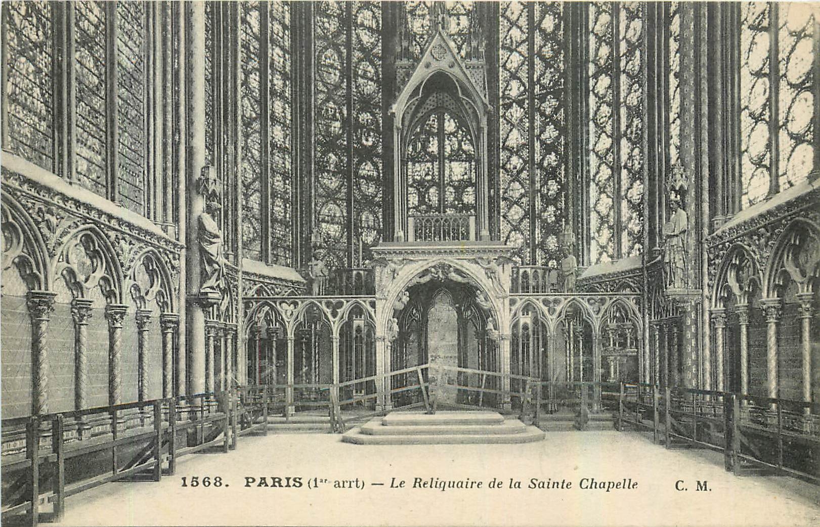 CPA Paris Le Reliquaire de la Sainte Chapelle 