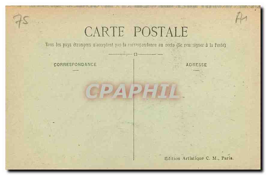 CPA Paris Le Reliquaire de la Sainte Chapelle  — Rückseite