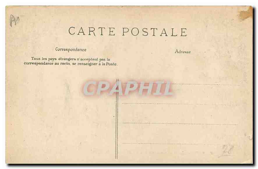 CPA Versailles Salle du Jeu de Paume  — Verso