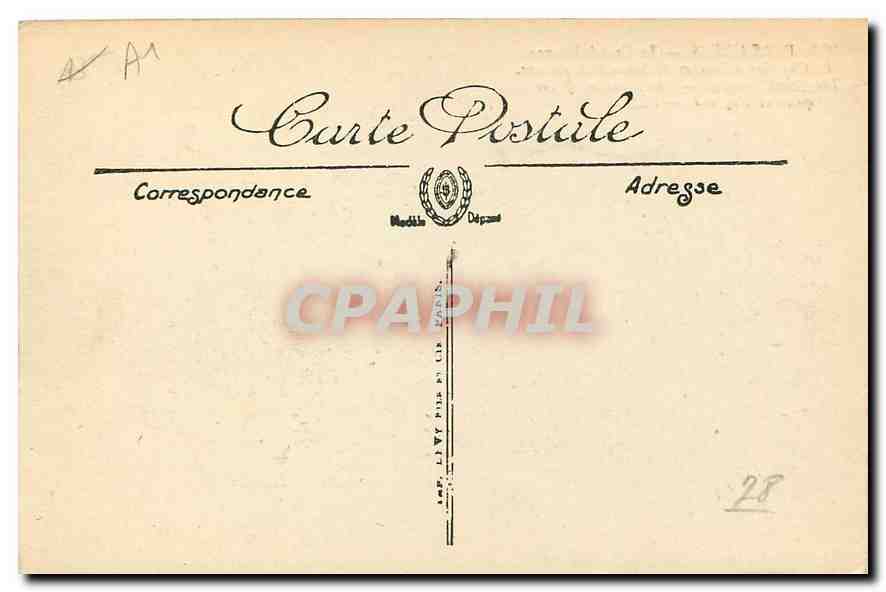 CPA Versailles Le Grand Trianon  — Verso