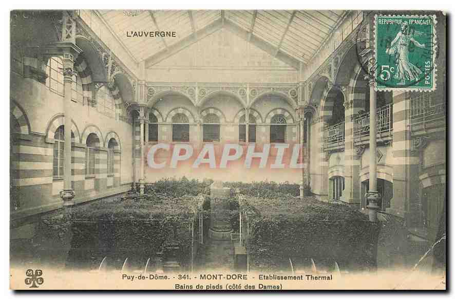 CPA Mont Dore Etablissement Thermal cote des Dames 