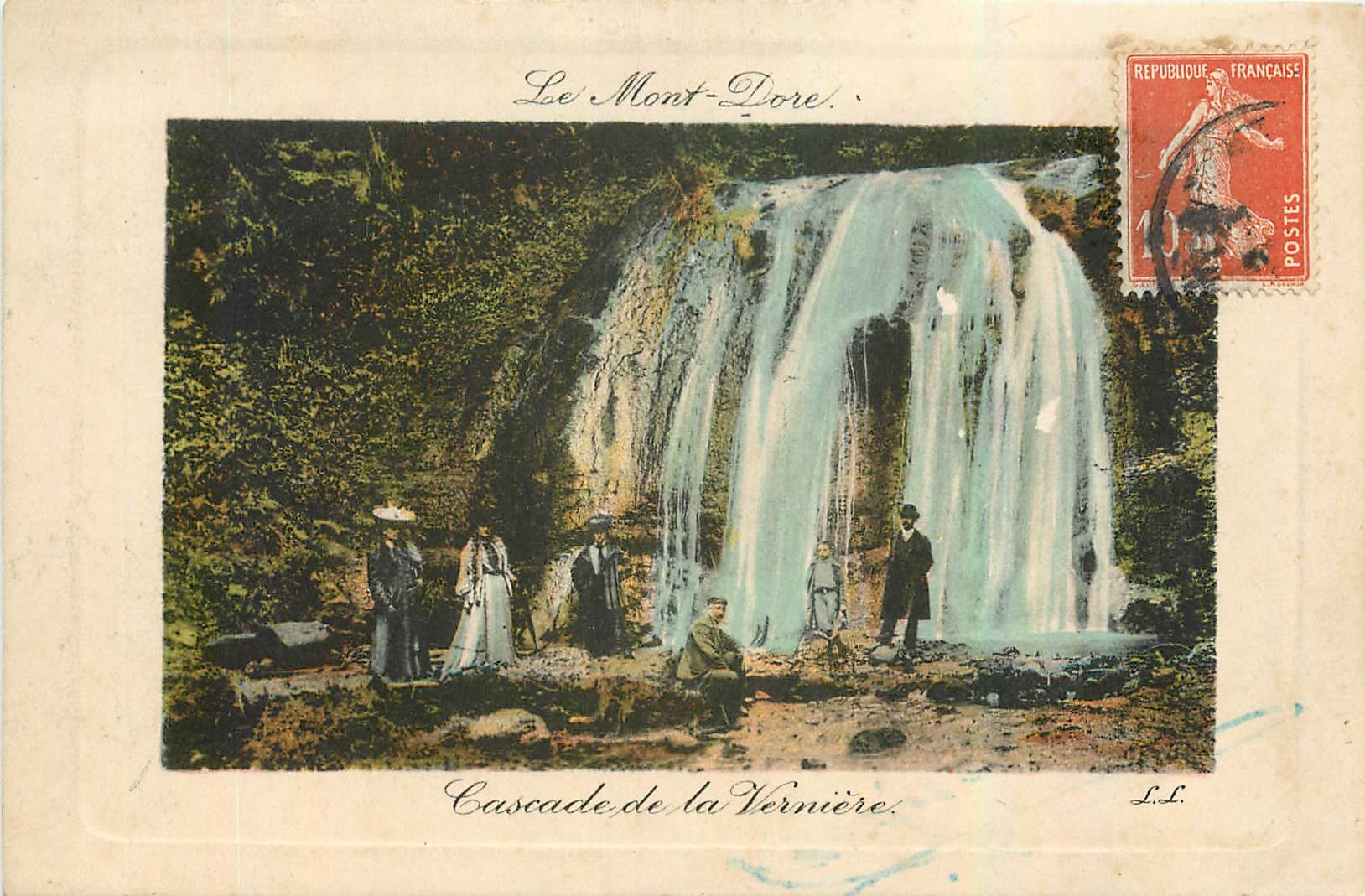 CPA Le Mont Dore Cascade de la Verniere 