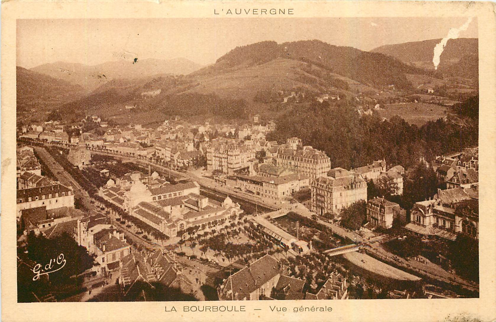 CPA L'Auvergne La Bourboule Vue generale 