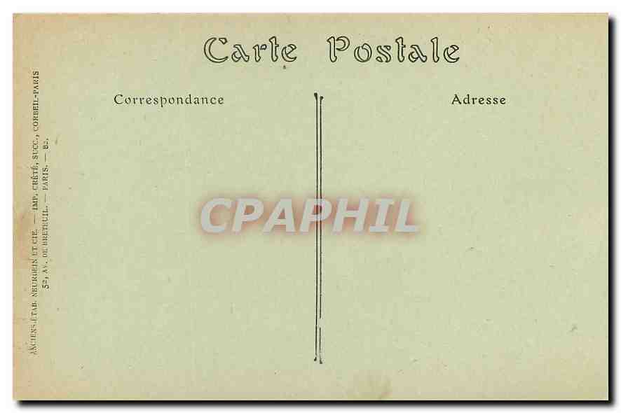 CPA Soissons Rue de l'Hotel Dieu vers la Rue du Mont Revers Militaria — Rückseite
