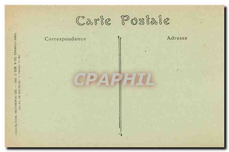 CPA Soissons Rue de l'Hotel Dieu direction Est Militaria — Back