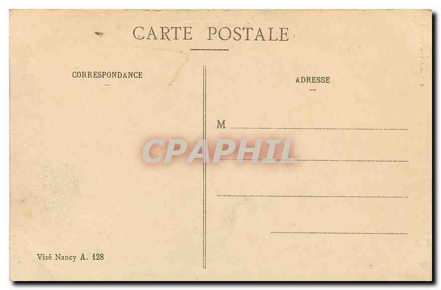 CPA Guerre 1914-1915 Le Chateau de Gerbeviller Facade sur le Parc Militaria — Rückseite