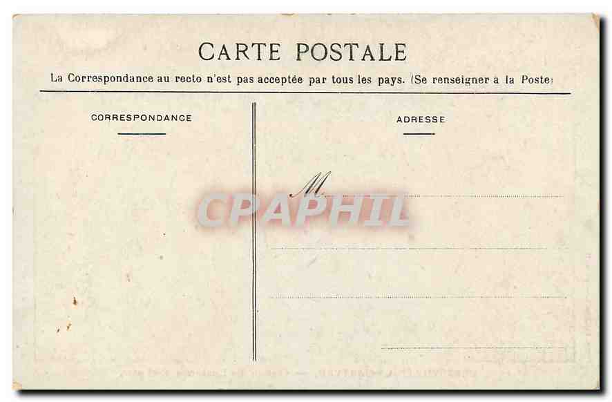 CPA Gerbeviller la Martyre Chateau des Lambertye Cote parc Militaria — Rückseite