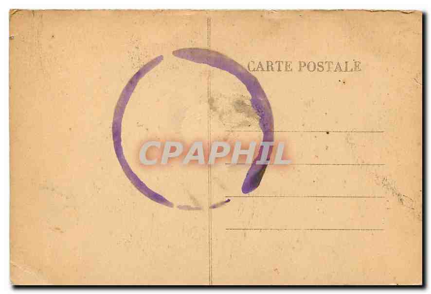 CPA Tulle La Correze et caserne du Champ de Mars — Rückseite