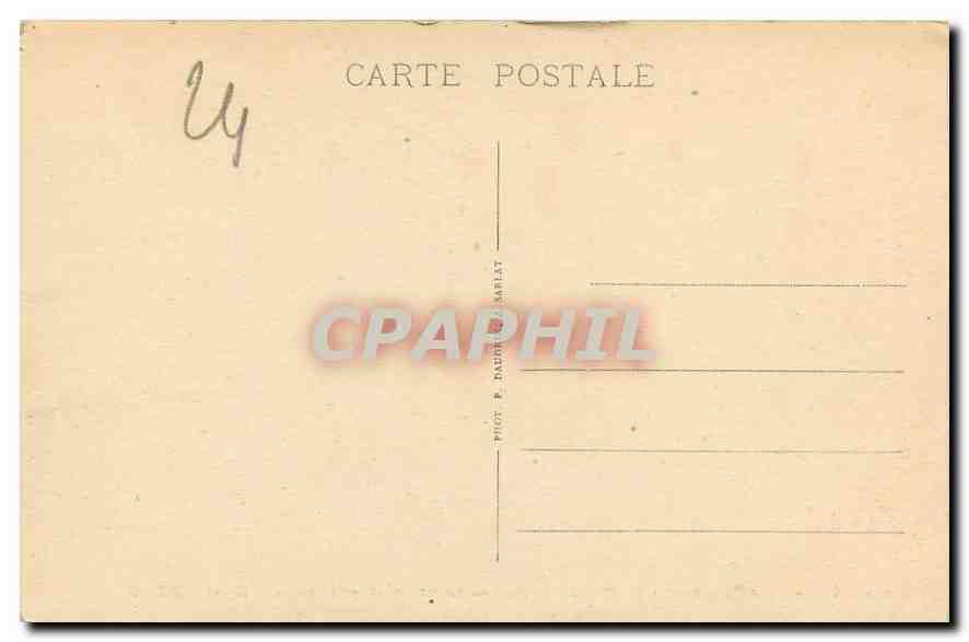 CPA La Dordogne Pittoresque Le Pas du Raysse au Rocher Pointu pres Souillac Clair de Lune  — Back