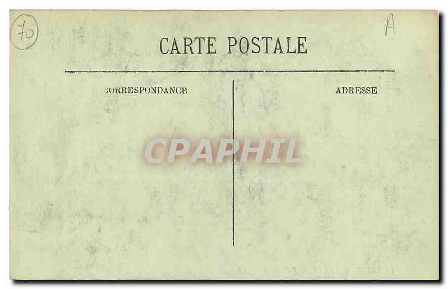 CPA Luxeuil Le Cloitre  — Verso