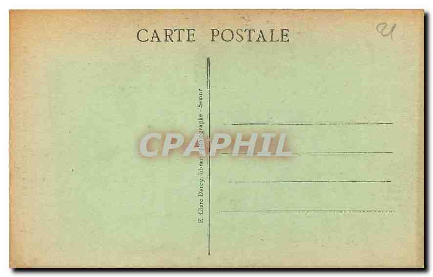 CPA Semur L'Eglise Vitrail de Sainte Barbe  — Rückseite