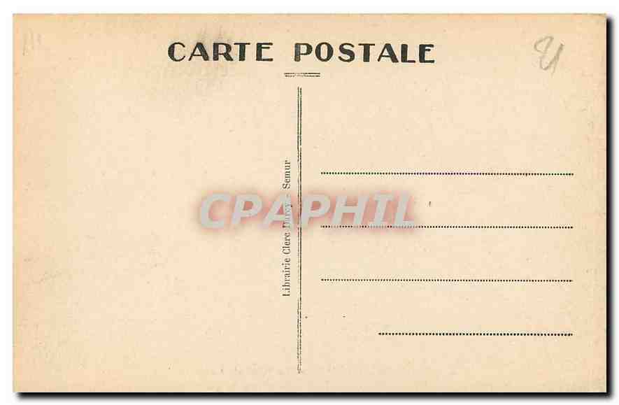 CPA Eglise de Semur La Mise au Tombeau  — Rückseite