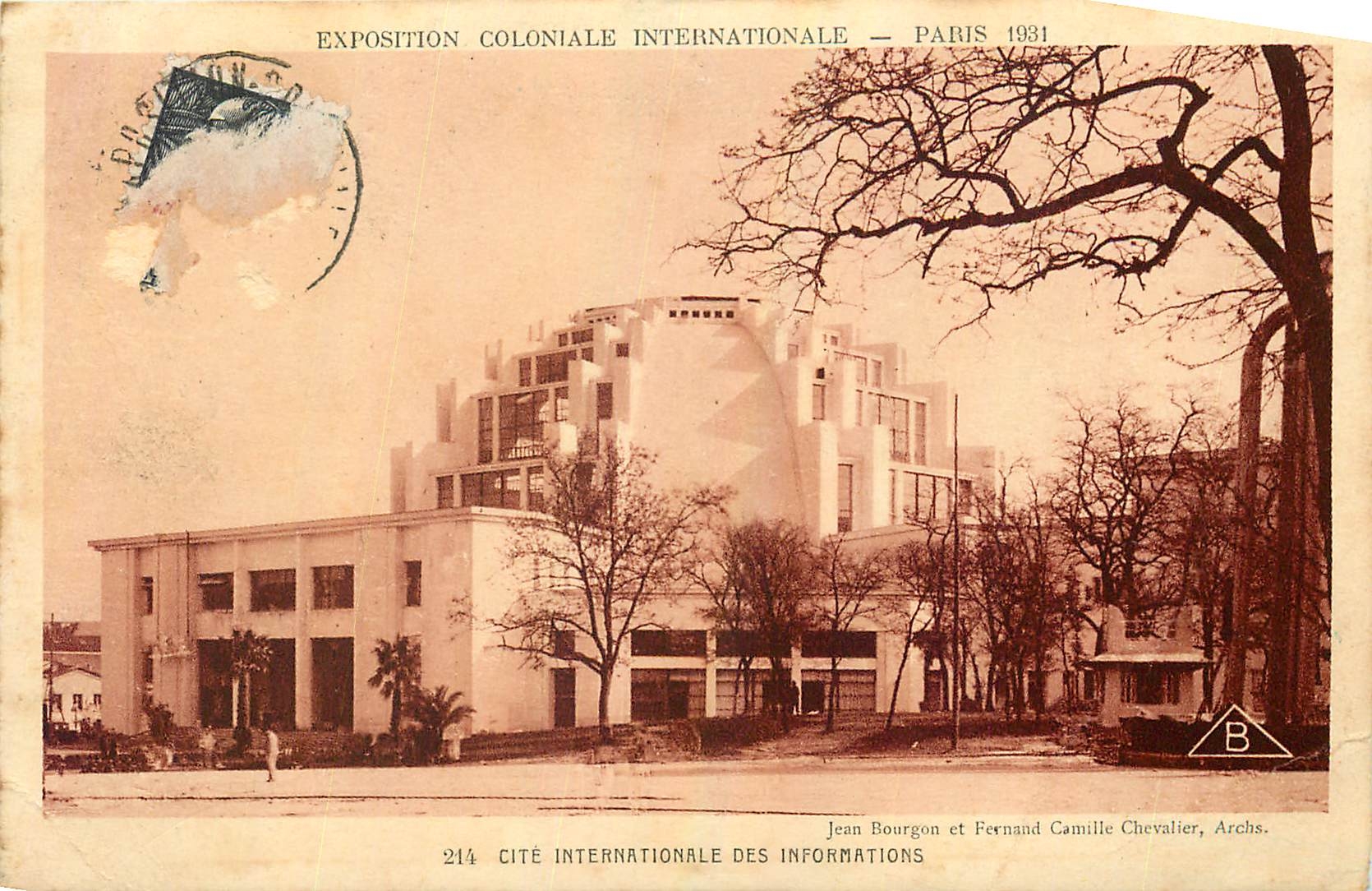 CPA Exposition Coloniale Internationale Paris 1931 Cite Internationale des Informations 