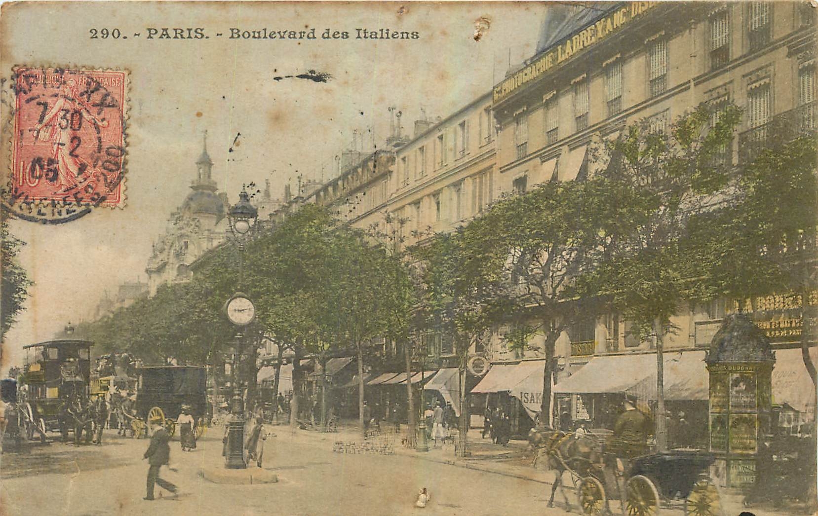 CPA Paris Boulevard des Italiens 