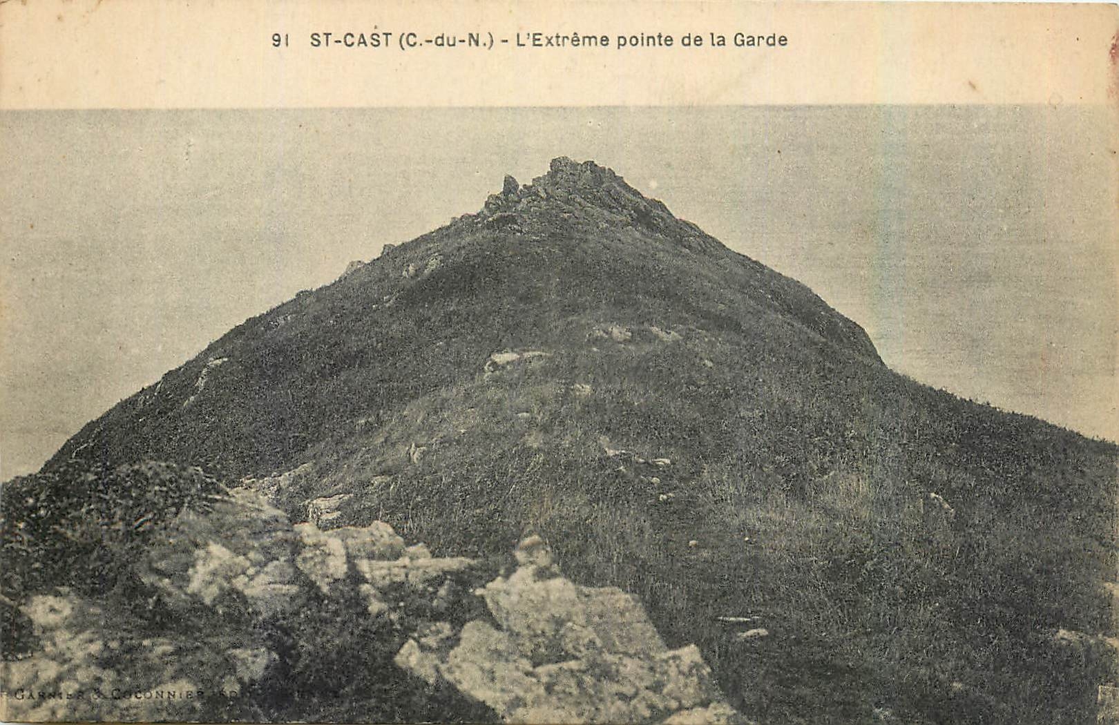 CPA St cast C du N L'Extreme pointe de la Garde 