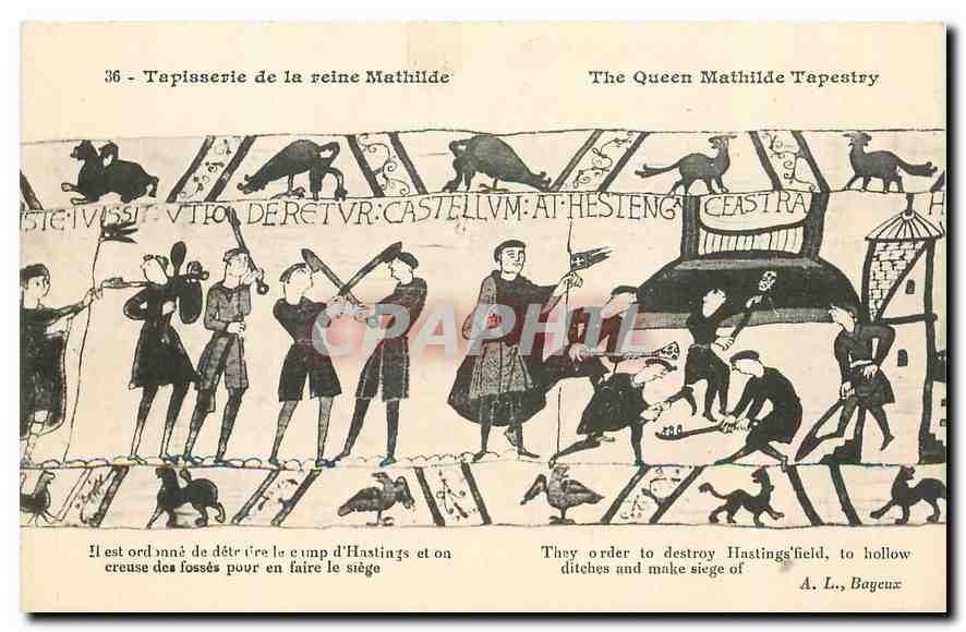 CPA Tapisserie de la Reine Mathilde Il est ordonne