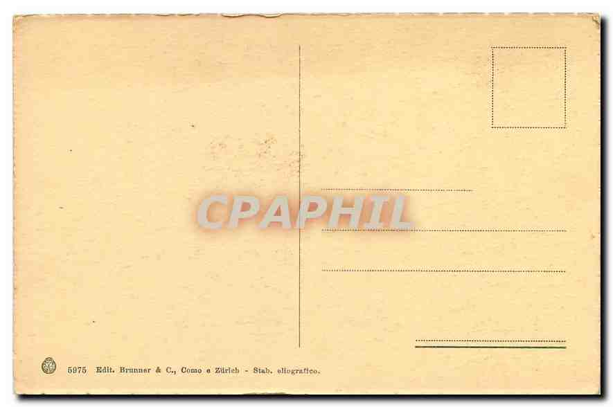 CPA Firenze Gall Pitti Vergine col figlio e Angeli Dettaglio  — Rückseite
