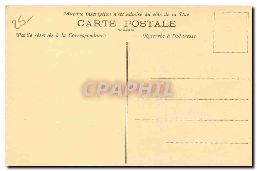 CPA Calvaires de Bretagne Calvaire de Lannedern F Saint Edern est represente a cheval sur son Cerf  — Rückseite