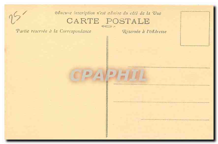 CPA Calvaires de Bretagne Calvaire de Saint Hernin  — Rückseite