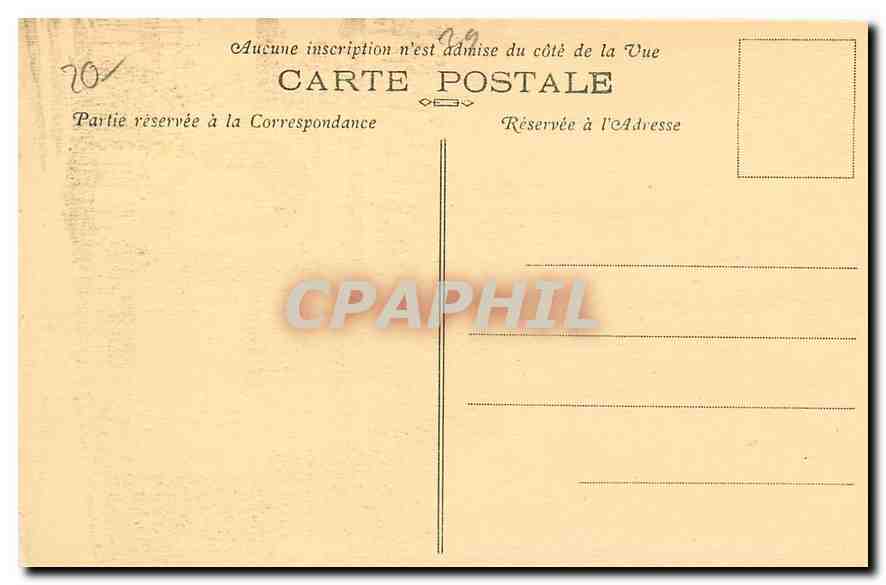 CPA Calvaires de Bretagne Guimiliau Le Calvaire Details L'Enfer et la Cene  — Rückseite