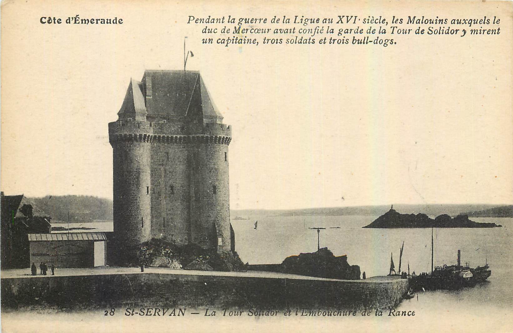 St-Servan — La Tour Solidor et l'Embouchure de la Rance — Côte d'Émeraude