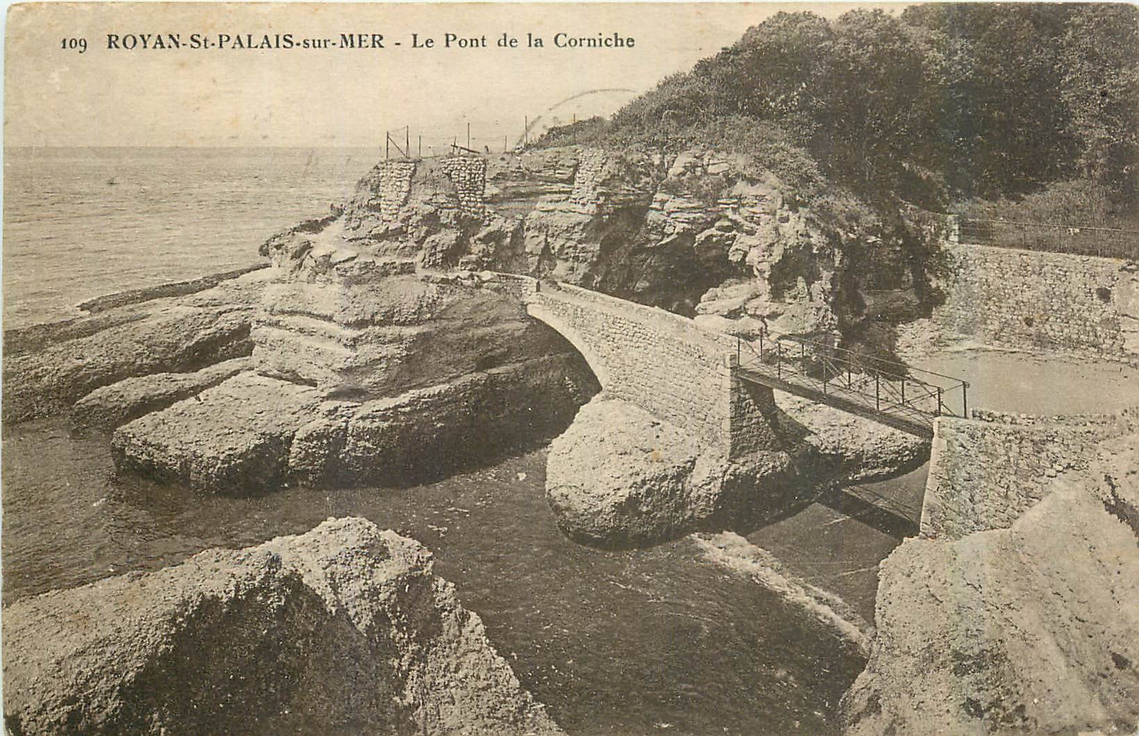 CPA Royan St Palais sur Mer Le Pont de la Corniche 