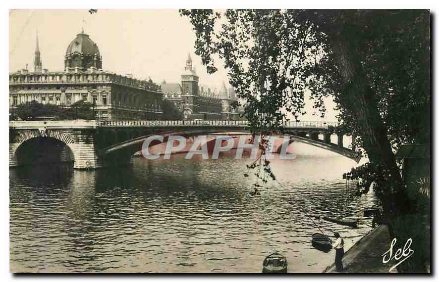 CPM Paris La Seine Prefecture et Palais de Justice 