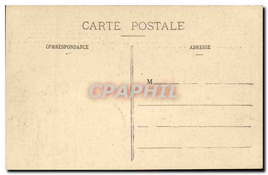 Angers CPa Vue generale sur le pont de la Basse Chaine et le chateau — Rückseite