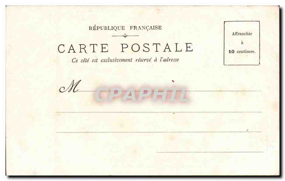 CPA Van der Poel Une maison rustique Musee du Louvre Chocolat Vinay — Verso