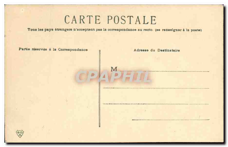 CPA Paysan et son cheval (folklore animal paysan) — Rückseite