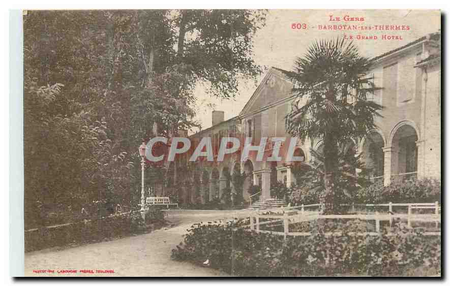 CPA Le Gers Barbotan les Thermes le Grand Hotel