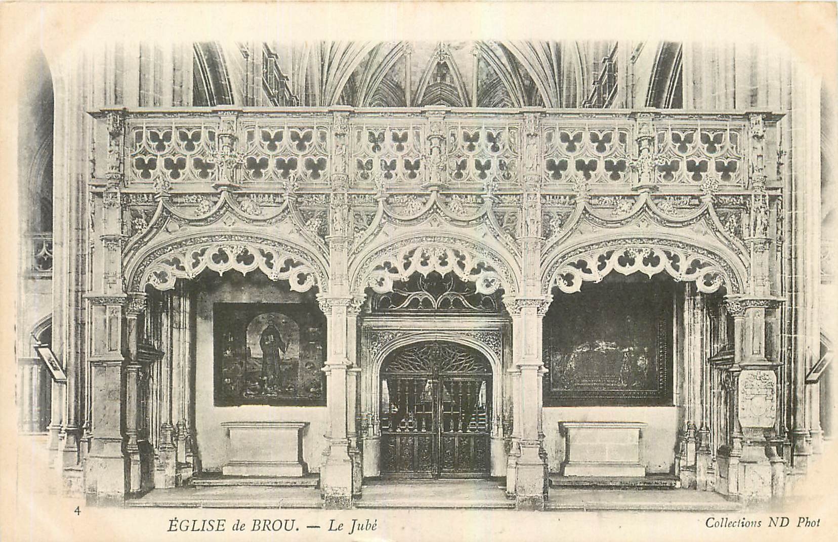 CPA Eglise de Brou Le Jube 