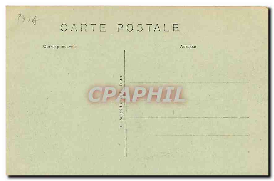 CPA Chenonceaux Le Chateau Cote Sud ouest  — Rückseite