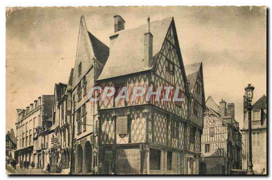 CPA Bourges Cher Ange des Rues Pellevoisin et Chambournac 
