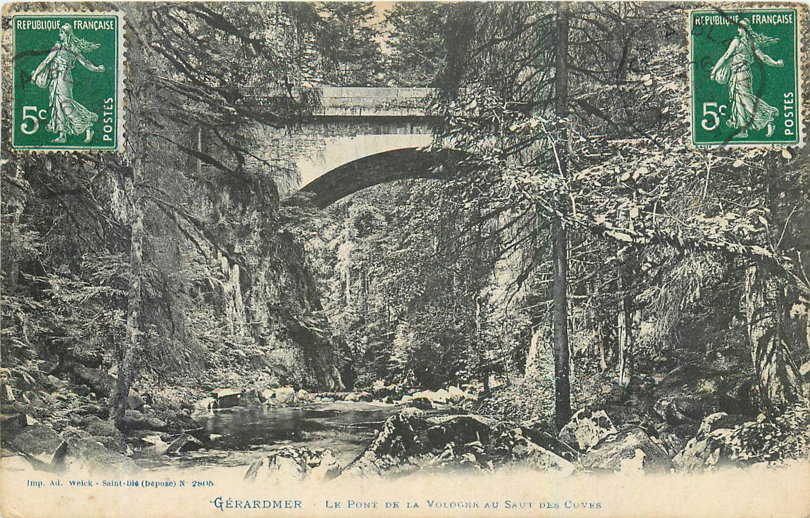 CPA Gerardmer Le Pont 