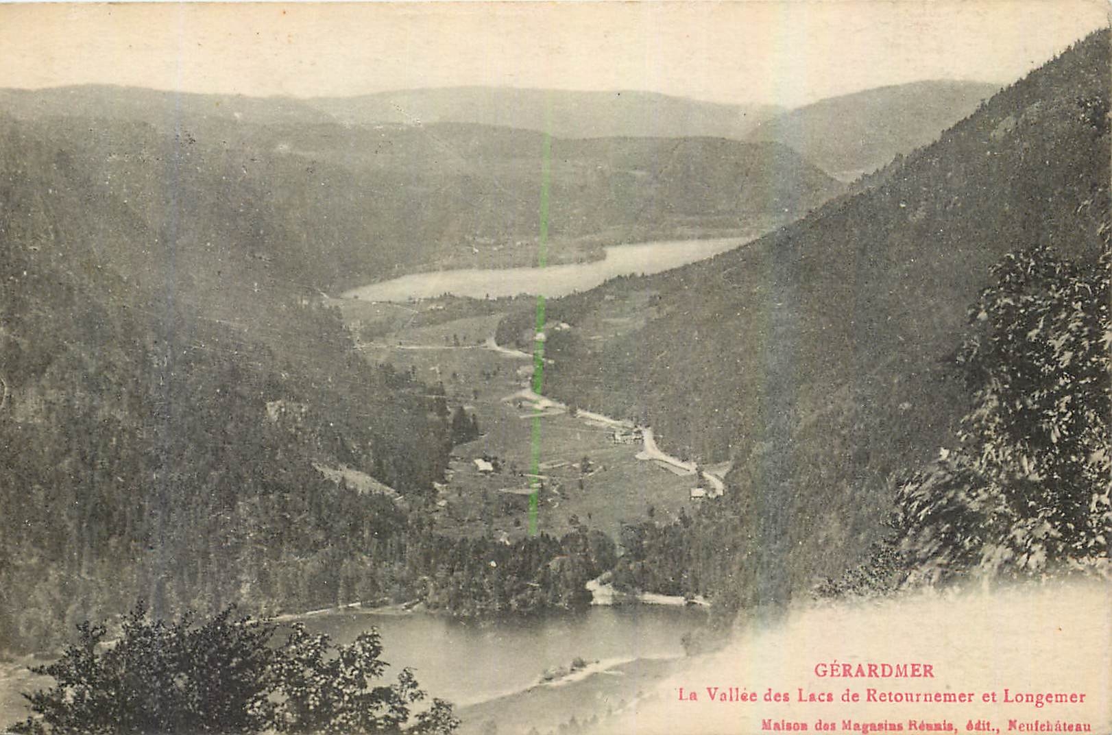 CPA Gerardmer La Vallee des Lacs de Retournemer et Longemer 
