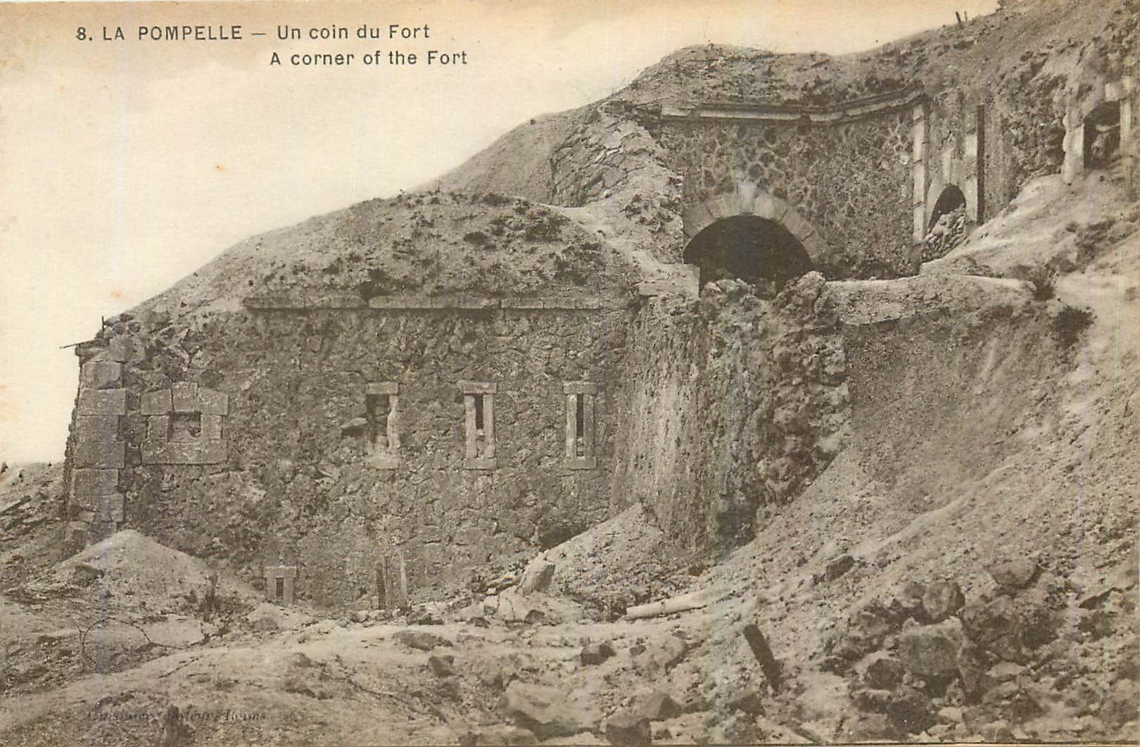 CPA La Pompelle Un coin du Fort 
