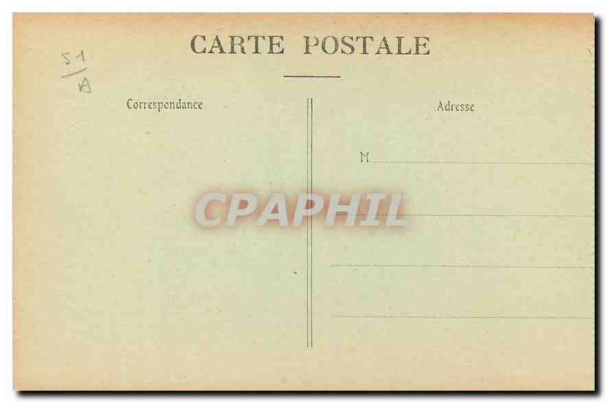 CPA La Pompelle Un coin du Fort  — Rückseite