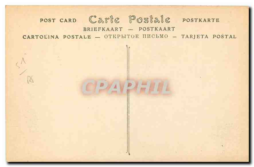 CPA Reims l'Archeveche la Salle des Rois  — Rückseite