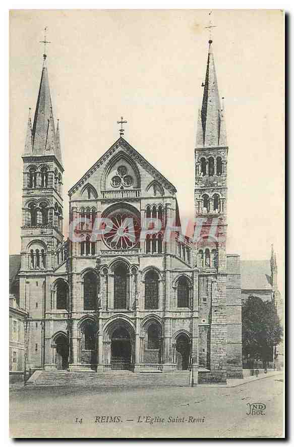 Reims — L'Église Saint-Remi — IND. 14